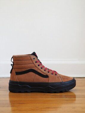 Vans Sentry SK8-Hi WC Hiker Suede Brown Unisex Shoes Men's 5.5 (Fits Women's 7)